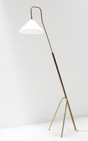 BRASS TRIPOD LAMP