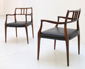 MØLLER ARMCHAIRS PAIR