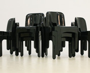 A SET OF TEN UNIVERSAL CHAIRS