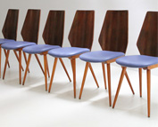 SIX BAUMAN CHAIRS