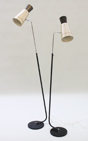 A PAIR OF 1950s SPANISH FLOOR LAMPS