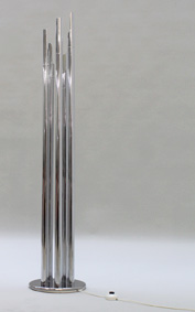 ITALIAN CHROMED FLOOR LAMP