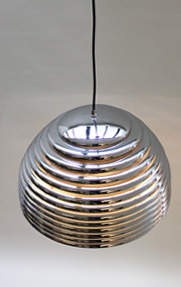 A PAIR OF SATURNO PENDANT LAMPS