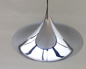 CHROME SEMI PENDANT LAMP