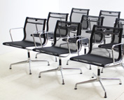 ALUMINIUM EA 108 NET WEAVE CHAIRS