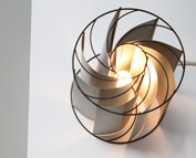 RARE TURBINE LAMP BY MAX SAUZE