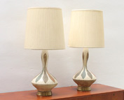 PAIR OF LARGE TABLE LAMPS