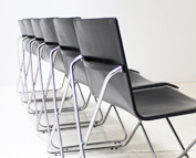 SIX PELICAN CHAIRS BY GAMMELGAARD FOR CAPPELLINI