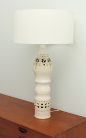 LARGE CERAMIC LAMP BY GEORGE PELLETIER