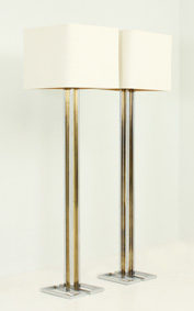 A PAIR OF FLOOR LAMPS BY WILLY RIZZO