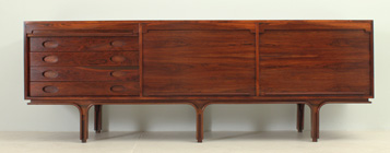 ROSEWOOD SIDEBOARD BY GIANFRANCO FRATTINI FOR BERNINI