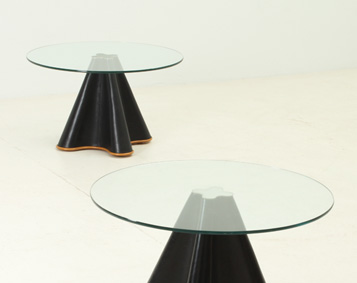 PAIR OF TREBOL SIDE TABLES BY OSCAR TUSQUETS