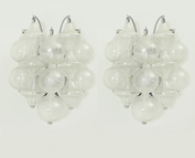 PAIR OF TULIPAN GLASS SCONCES BY J.T. KALMAR