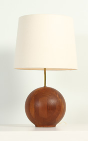 DANISH TEAK TABLE LAMP