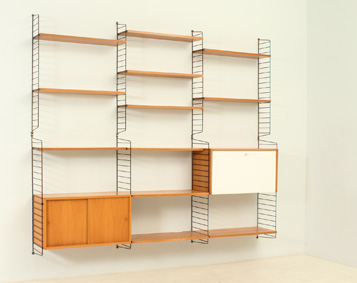 WALL UNIT BY KAJSA AND NISSE STRINNING FOR STRING DESIGN AB