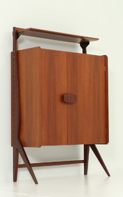 ITALIAN TEAK CABINET FROM 1960's