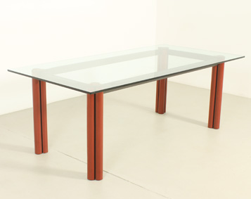 MUGELLO DINING TABLE BY GIOTTO STOPPINO AND LODOVICO ACERBIS, ITALY, 1987