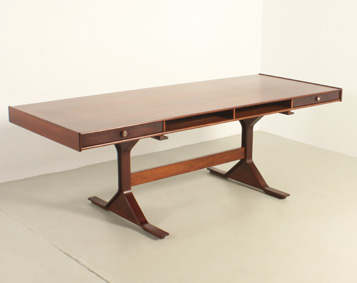 LARGE DESK BY GIANFRANCO FRATTINI FOR BERNINI, ITALY, 1956