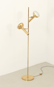 BRASS FLOOR LAMP BY HUSTADT LEUCHTEN, GERMANY, 1970's