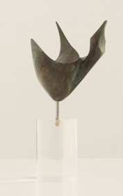 ABSTRACT BRONZE SCULPTURE BY MONTSERRAT SASTRE, SPAIN, 1970's