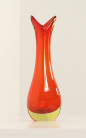 MURANO VASE WITH WIDE NECK FROM 1960'S, ITALY