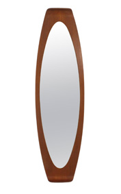 LARGE CAMPO & GRAFFI WALL MIRROR FOR HOME, ITALY, 1950's