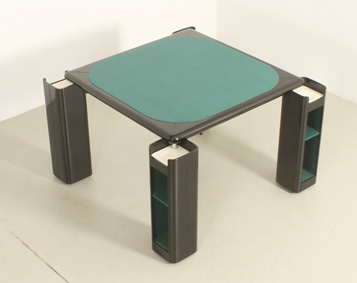 GAME TABLE BY PIERLUIGI MOLINARI FOR POZZI, ITALY, 1970's