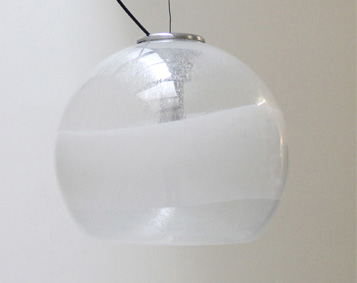LARGE PENDANT LAMP IN MURANO GLASS BY GINO POLI AND ETTORE FANTASIA FOR SOTHIS, ITALY, 1960's